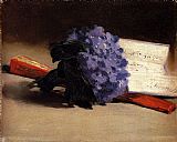 Bouquet Of Violets by Edouard Manet